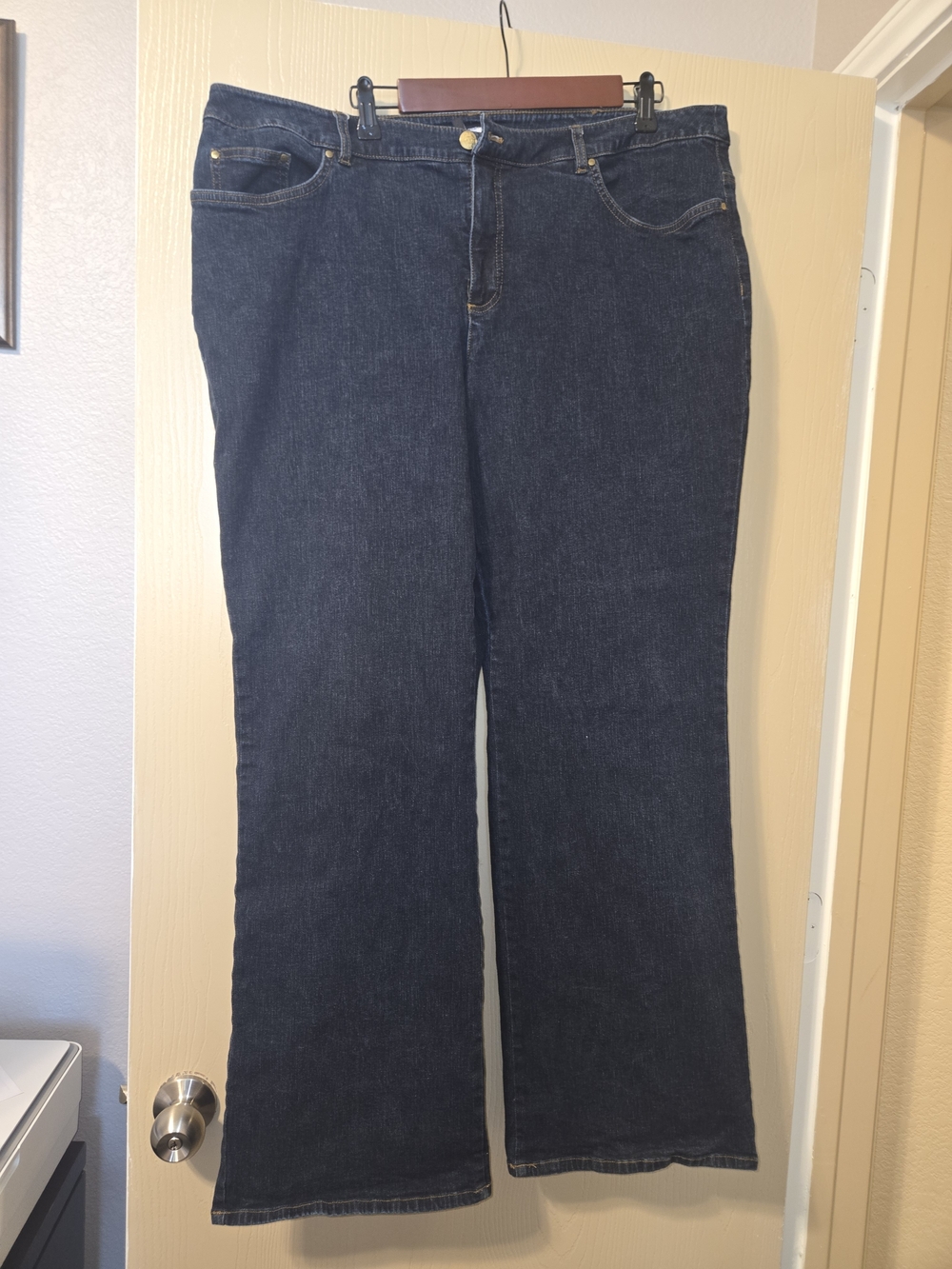 Jones New York Indigo Stretch Jeggings with Contrast Stitching